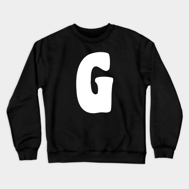 Letter G Crewneck Sweatshirt by Xtian Dela ✅